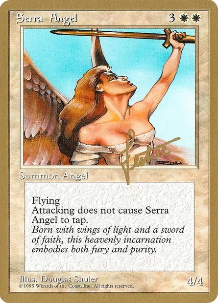 Serra Angel, Magic card PTC bl50 — Pro Tour Collector Set set