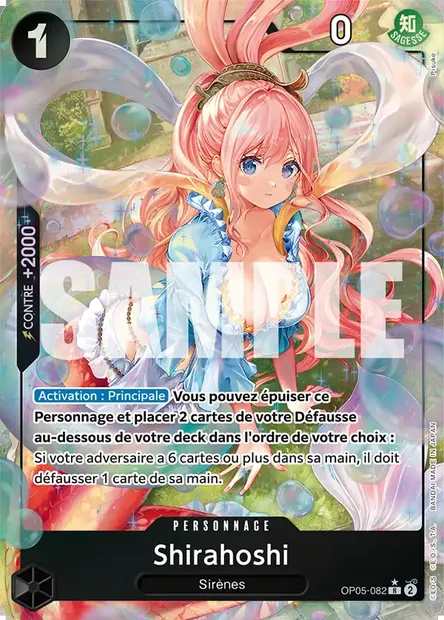 Shirahoshi, carte One Piece OP05-082 — extension AWAKENING OF THE NEW ERA