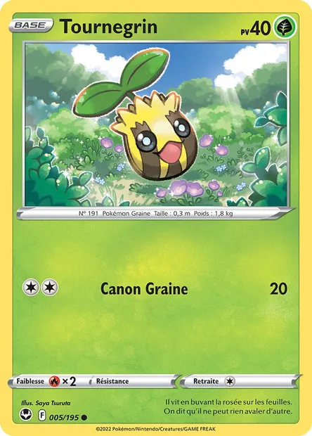 Tournegrin, carte Pokémon SIT 005 — extension Tempête Argentée