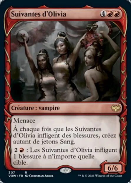 Suivantes d'Olivia, carte Magic VOW 307 — extension Innistrad : noce écarlate