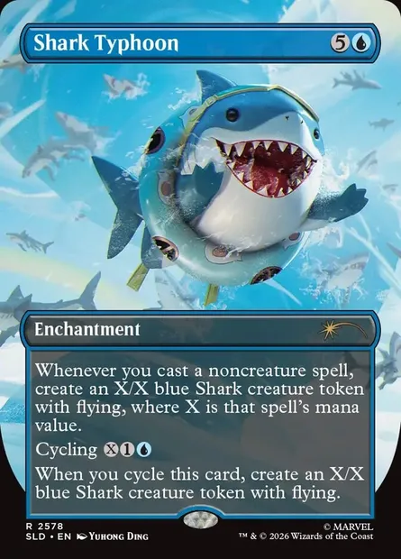 Shark Typhoon, Magic card SLD 2578 — Secret Lair Drop set
