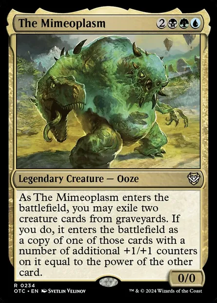 The Mimeoplasm, Magic card OTC 234 — Outlaws of Thunder Junction Commander set