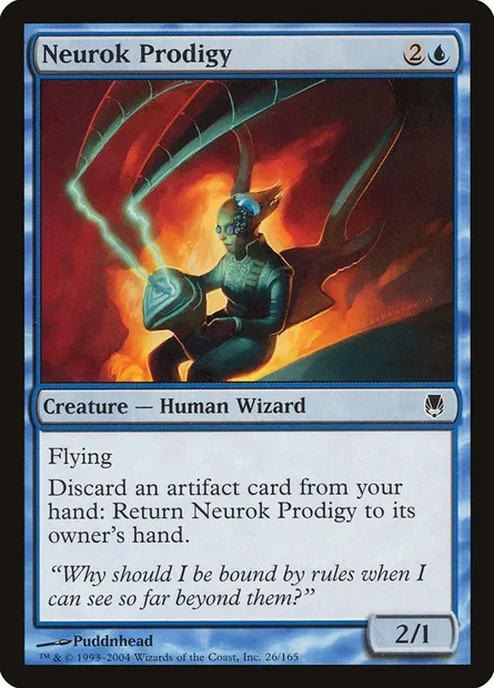 Neurok Prodigy, Magic card DST 26 — Darksteel set