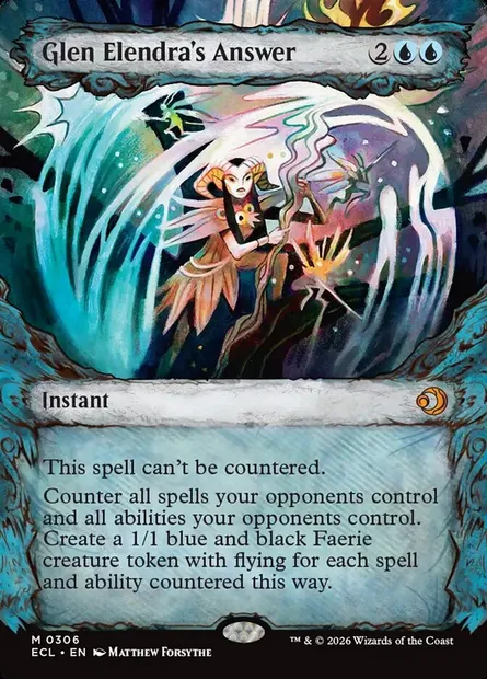 Glen Elendra's Answer, Magic card ECL 306 — Lorwyn Eclipsed set