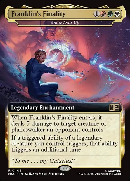 Annie Joins Up, Magic card MSC 403 — Marvel Super Heroes Commander set