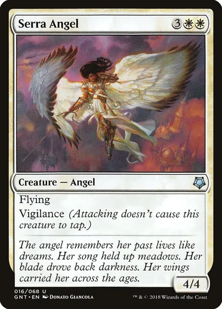 Serra Angel, Magic card GNT 16 — Game Night set