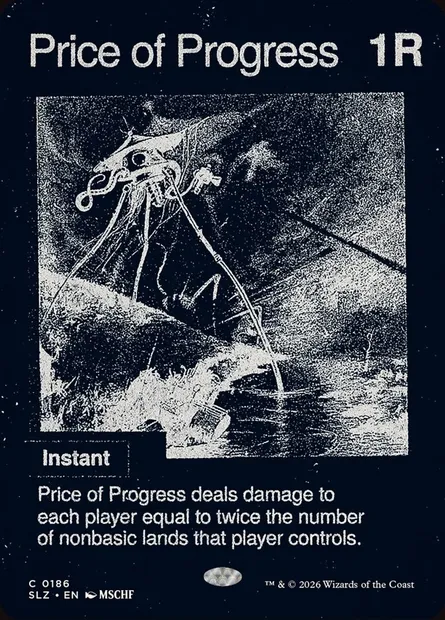 Prix du progrès, carte Magic SLZ 186 — extension The Zeta Set