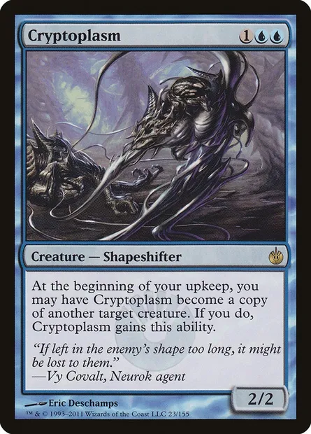 Cryptoplasm, Magic card MBS 23 — Mirrodin Besieged set