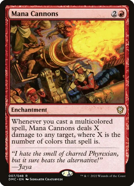 Mana Cannons, Magic card DMC 7 — Dominaria United Commander set