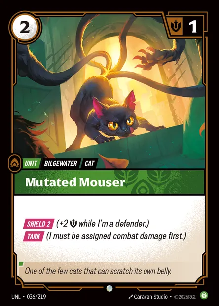 Mutated Mouser, carte Riftbound UNL 036 — extension Unleashed