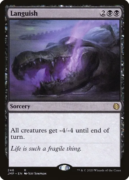 Languish, Magic card JMP 246 — Jumpstart set