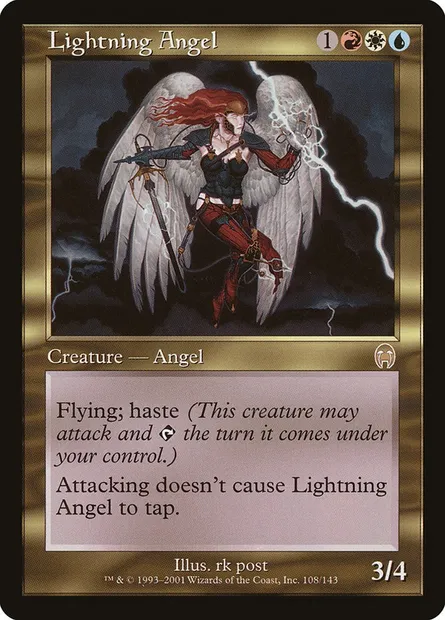 Lightning Angel, Magic card APC 108 — Apocalypse set