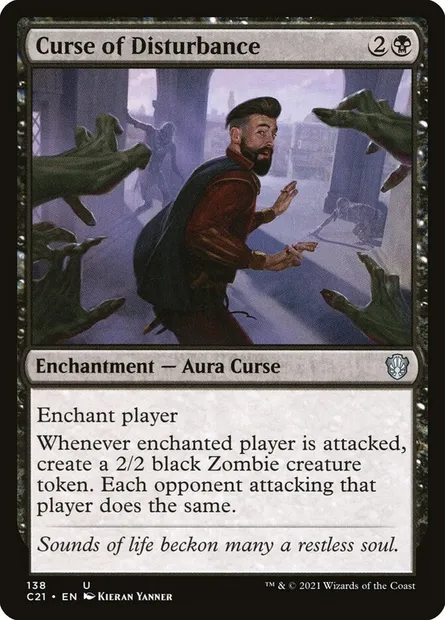 Curse of Disturbance, Magic card C21 138 — Commander 2021 set