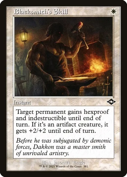 Blacksmith's Skill, Magic card MH2 381 — Modern Horizons 2 set