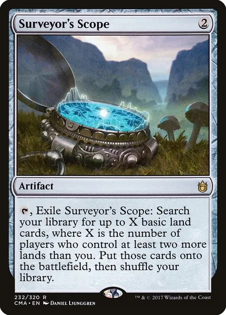 Surveyor's Scope, Magic card CMA 232 — Commander Anthology set