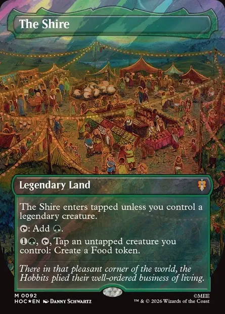 La Comté, carte Magic HOC 92 — extension The Hobbit Eternal