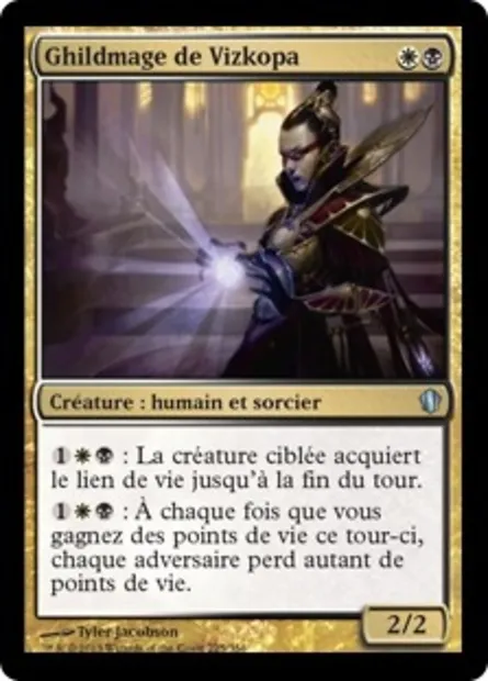 Ghildmage de Vizkopa, carte Magic C13 225 — extension Commander 2013