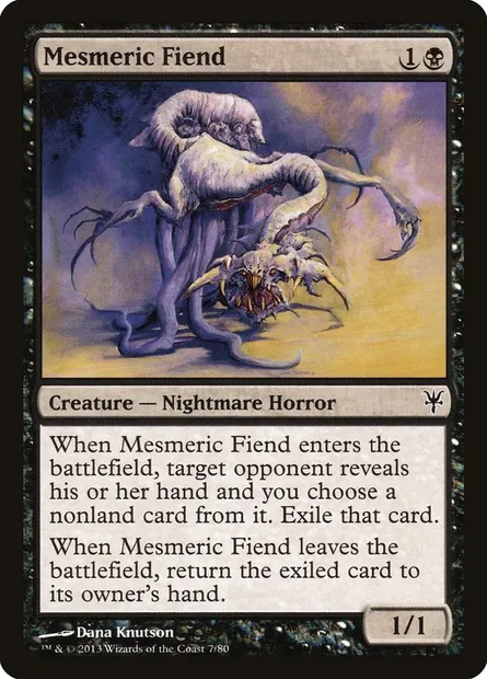 Mesmeric Fiend, Magic card DDK 7 — Duel Decks: Sorin vs. Tibalt set