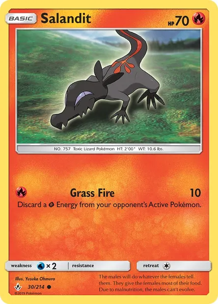 Salandit, Pokémon card UNB 30 — Unbroken Bonds set