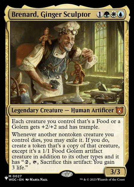 Brenard, Ginger Sculptor, carte Magic PLST WOC-27 — extension The List