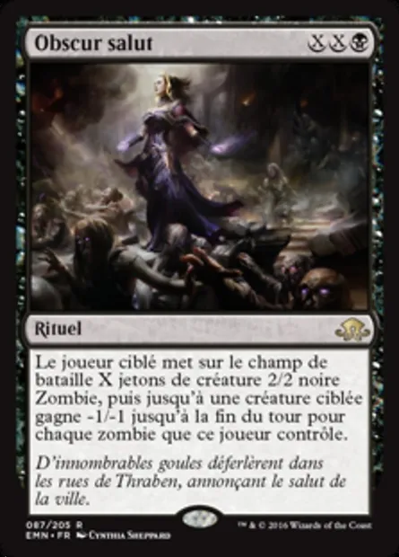 Obscur salut, carte Magic EMN 87 — extension La lune hermétique
