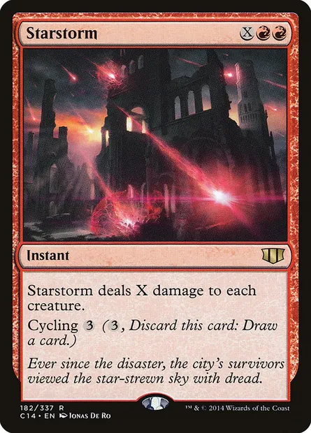 Starstorm, Magic card C14 182 — Commander 2014 set