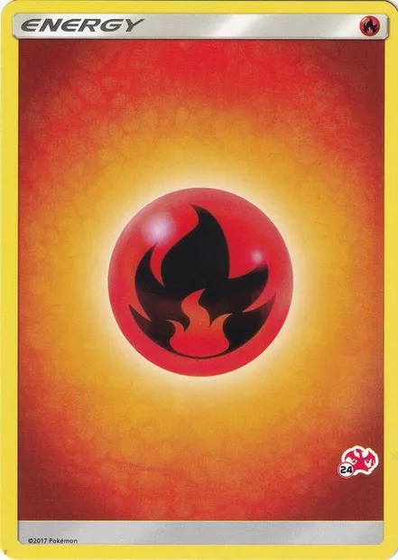 Fire Energy, Pokémon card BA20 24c — Battle Academy 2020 set