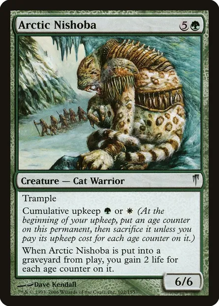 Nishoba arctique, carte Magic CSP 102 — extension Souffle glaciaire