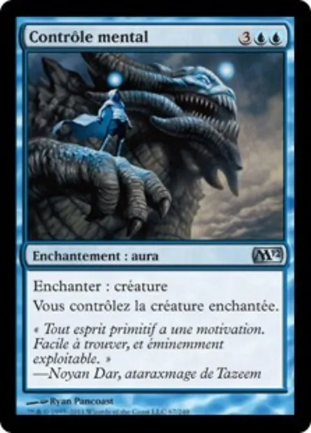 Contrôle mental, carte Magic M12 67 — extension Magic 2012