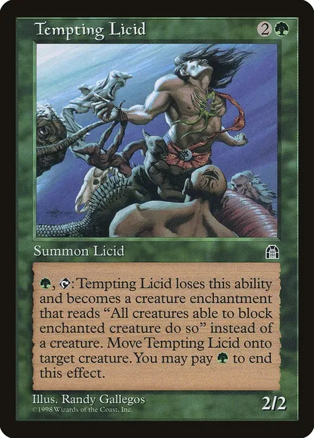 Tempting Licid, Magic card STH 122 — Stronghold set