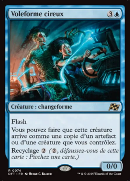 Voleforme cireux, carte Magic DFT 74 — extension Aetherdrift