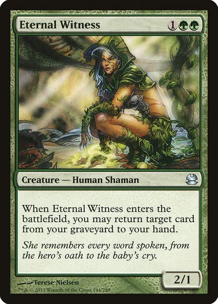 Témoin éternel, carte Magic MMA 144 — extension Modern Masters