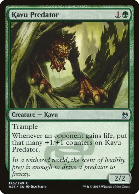 Kavu Predator, Magic card A25 176 — Masters 25 set