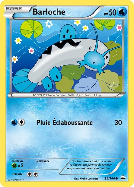 Barloche, carte Pokémon PRC 39 — extension Primo-Choc