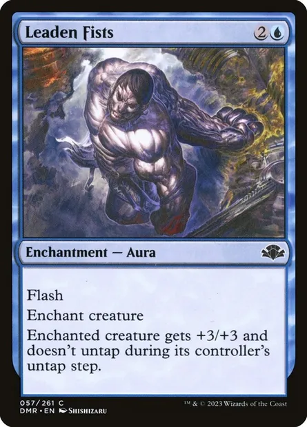 Leaden Fists, Magic card DMR 57 — Dominaria Remastered set