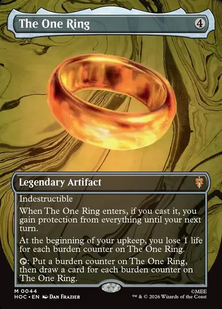 The One Ring, Magic card HOC 44 — The Hobbit Eternal set