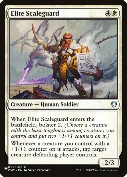 Elite Scaleguard, Magic card PLST CM2-27 — The List set