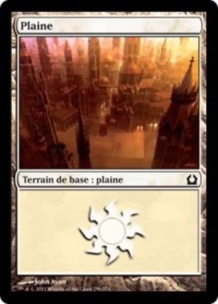 Plaine, carte Magic RTR 250 — extension Retour à Ravnica