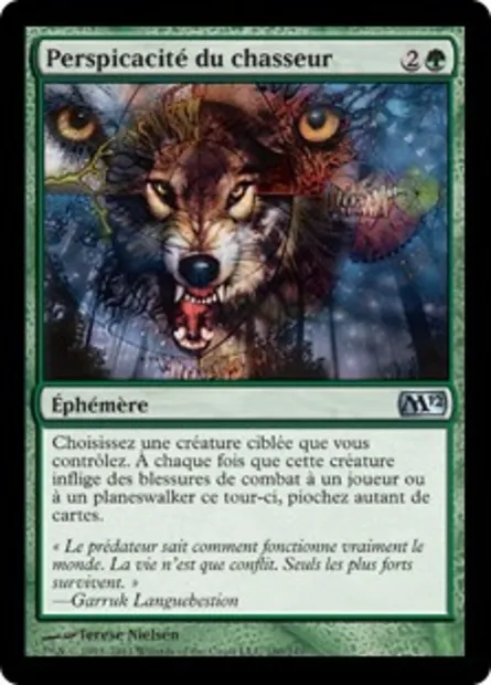 Perspicacité du chasseur, carte Magic M12 180 — extension Magic 2012
