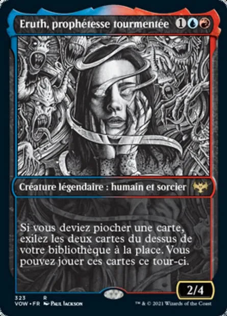 Eruth, prophétesse tourmentée, carte Magic VOW 323 — extension Innistrad : noce écarlate