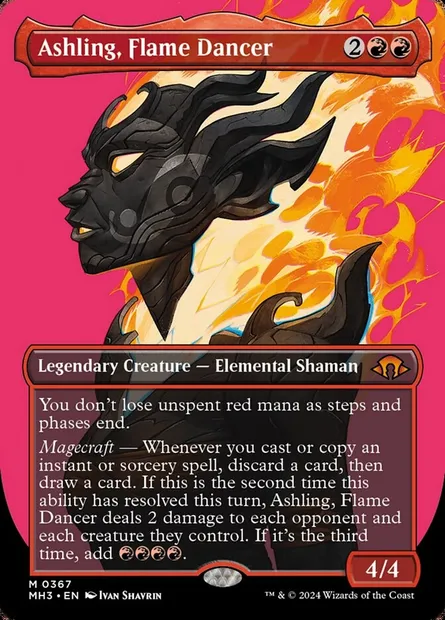 Ashling, Flame Dancer, Magic card MH3 367 — Modern Horizons 3 set