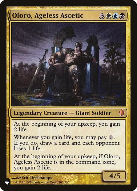 Oloro, Ageless Ascetic, Magic card PLST C13-203 — The List set
