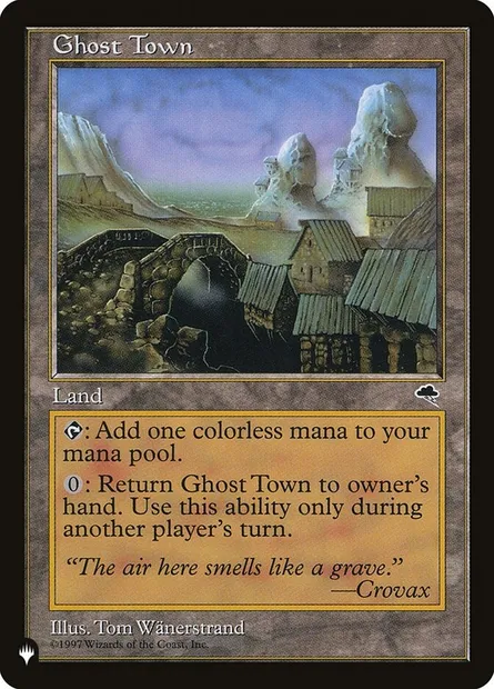 Ghost Town, Magic card PLST TMP-318 — The List set