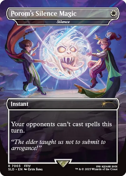 Silence, Magic card SLD 7003 — Secret Lair Drop set