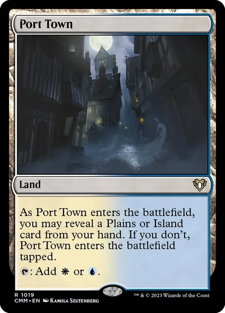 Port Town, Magic card CMM 1019 — Commander Masters set