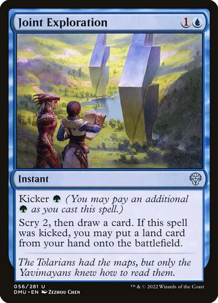 Joint Exploration, Magic card DMU 56 — Dominaria United set