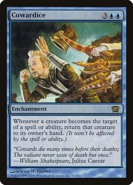 Cowardice, Magic card 8ED 71★ — Eighth Edition set