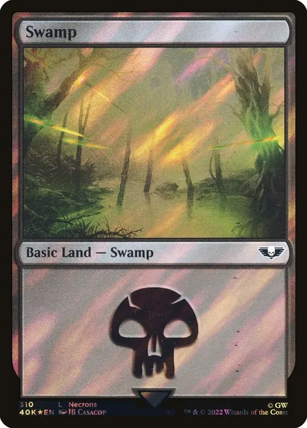 Marais, carte Magic 40K 310★ — extension Warhammer 40,000 Commander