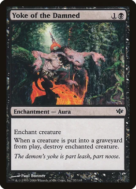 Yoke of the Damned, Magic card CON 57 — Conflux set
