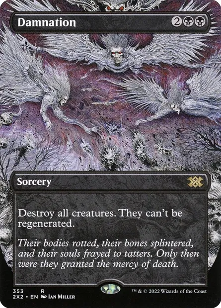 Damnation, Magic card 2X2 353 — Double Masters 2022 set